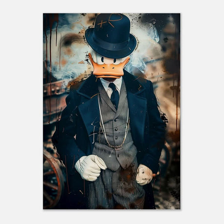Da Vinci Pop Art Wall art print | Scrooge McDuck - Wood Prints - 70x100 cm / 28x40″ - 