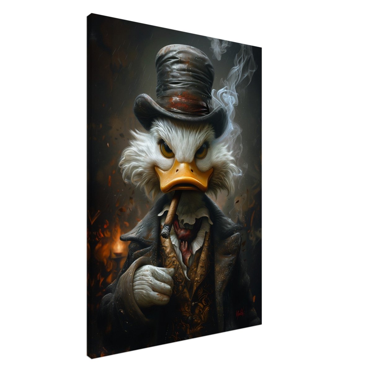 Da Vinci Pop Art Wall art print | Scrooge McDuck - Acrylic Print - 30x45 cm / 12x18″ - 