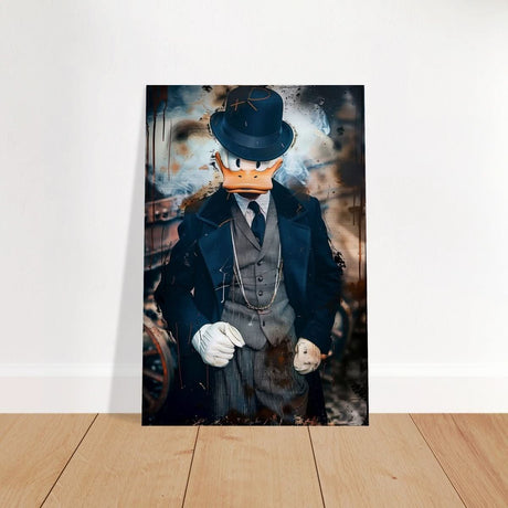Da Vinci Pop Art Wall art print | Scrooge McDuck - Brushed Aluminum Print - 30x45 cm / 12x18″ - 