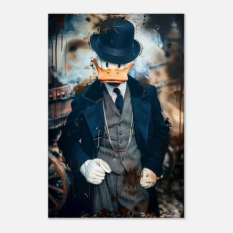Da Vinci Pop Art Wall art print | Scrooge McDuck - Aluminum Print - 50x75 cm / 20x30″ - 