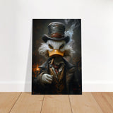 Da Vinci Pop Art Wall art print | Scrooge McDuck - Brushed Aluminum Print - 30x45 cm / 12x18″ - 