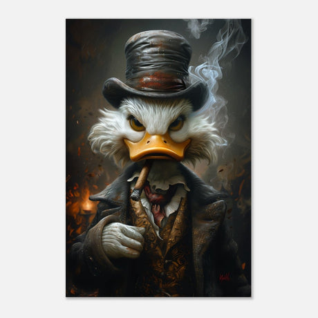 Da Vinci Pop Art Wall art print | Scrooge McDuck - Aluminum Print - 30x45 cm / 12x18″ - 
