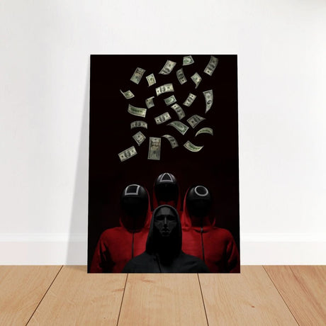 Da Vinci Pop Art Wall art Print | Squid Game - Brushed Aluminum Print - 70x100 cm / 28x40″ - 