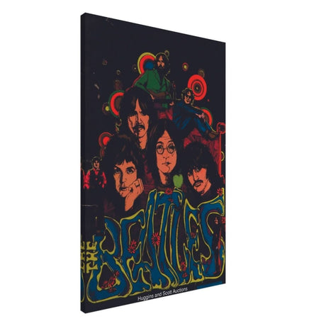 Da Vinci Pop Art wall art print | The Beatles | Rock Music | Vintage Poster - Canvas - 60x90 cm / 24x36″ - 