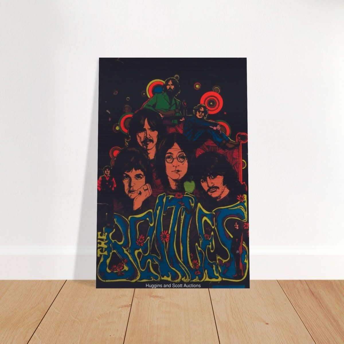 Da Vinci Pop Art wall art print | The Beatles | Rock Music | Vintage Poster - Brushed Aluminum Print - 60x90 cm / 24x36″ - 