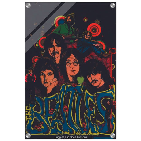 Da Vinci Pop Art wall art print | The Beatles | Rock Music | Vintage Poster - Acrylic Print - 40x60 cm / 16x24″ - 