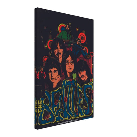 Da Vinci Pop Art wall art print | The Beatles | Rock Music | Vintage Poster - Canvas - 40x60 cm / 16x24″ - 