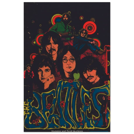 Da Vinci Pop Art wall art print | The Beatles | Rock Music | Vintage Poster - Wood Prints - 40x60 cm / 16x24″ - 