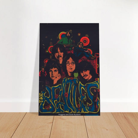 Da Vinci Pop Art wall art print | The Beatles | Rock Music | Vintage Poster - Brushed Aluminum Print - 30x45 cm / 12x18″ - 