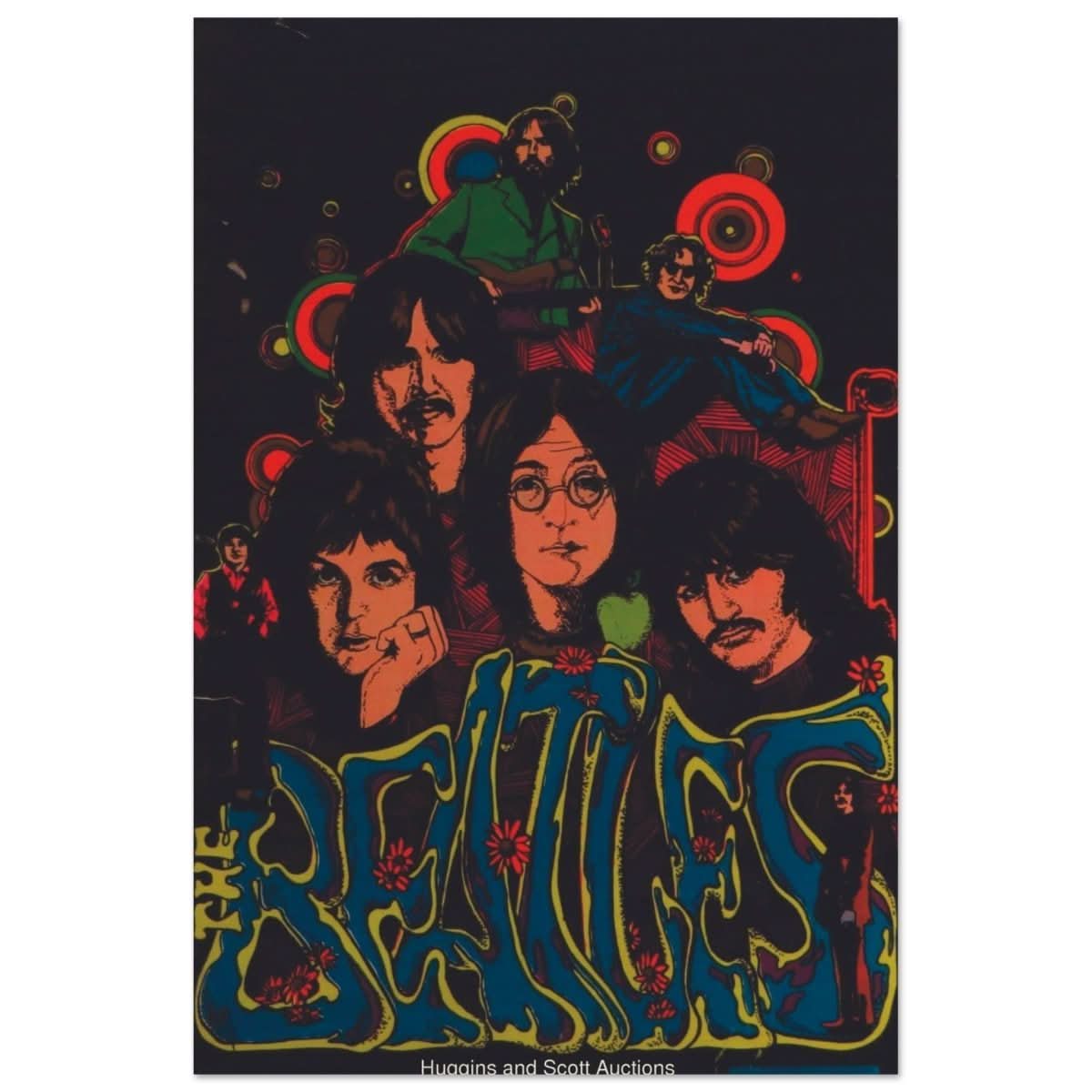Da Vinci Pop Art wall art print | The Beatles | Rock Music | Vintage Poster - Wood Prints - 50x75 cm / 20x30″ - 