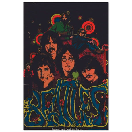 Da Vinci Pop Art wall art print | The Beatles | Rock Music | Vintage Poster - Wood Prints - 50x75 cm / 20x30″ - 
