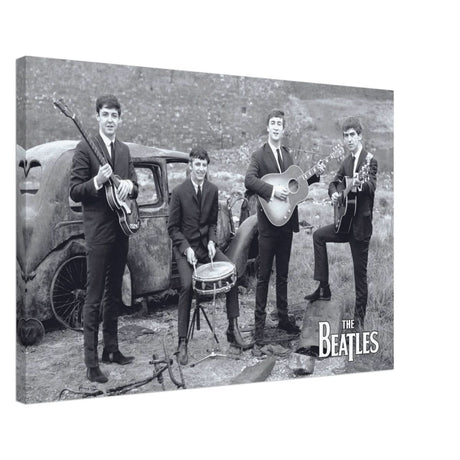 Da Vinci Pop Art wall art print | The Beatles | Rock Music - Canvas - 50x75 cm / 20x30″ - 