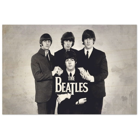 Da Vinci Pop Art wall art print | The Beatles | Rock Music - Wood Prints - 30x45 cm / 12x18″ - 