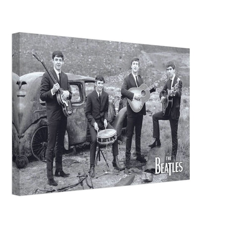 Da Vinci Pop Art wall art print | The Beatles | Rock Music - Canvas - 30x45 cm / 12x18″ - 