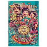 Da Vinci Pop Art wall art print | The Beatles | Rock Music - Wood Prints - 50x75 cm / 20x30″ - 