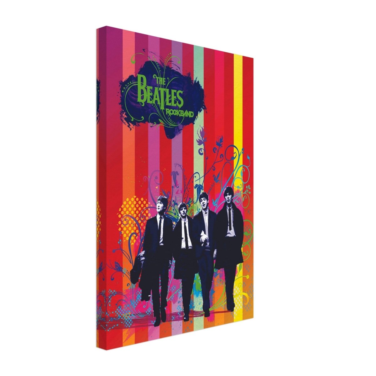 Da Vinci Pop Art wall art print | The Beatles | Rock Music - Canvas - 30x45 cm / 12x18″ - 