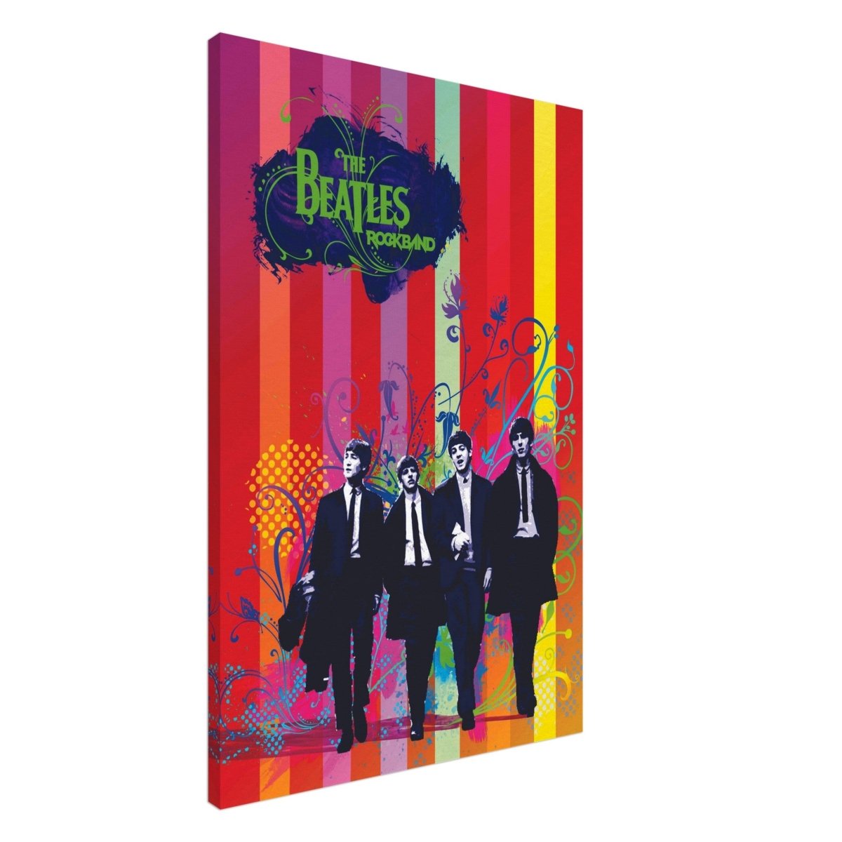 Da Vinci Pop Art wall art print | The Beatles | Rock Music - Canvas - 60x90 cm / 24x36″ - 