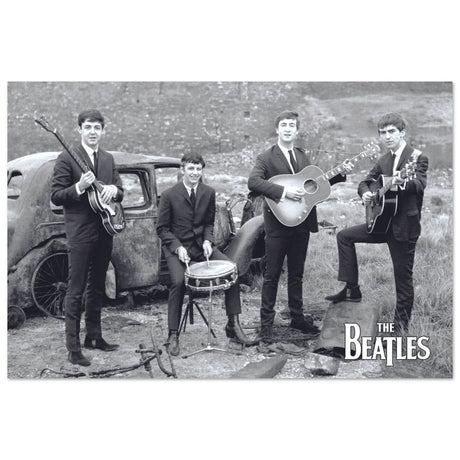 Da Vinci Pop Art wall art print | The Beatles | Rock Music - Aluminum Print - 60x90 cm / 24x36″ - 
