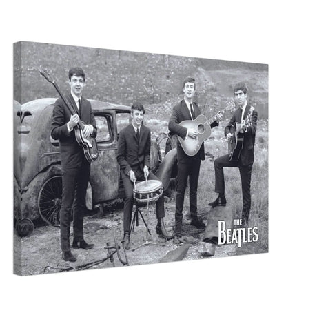Da Vinci Pop Art wall art print | The Beatles | Rock Music - Canvas - 40x60 cm / 16x24″ - 