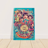 Da Vinci Pop Art wall art print | The Beatles | Rock Music - Aluminum Print - 50x75 cm / 20x30″ - 