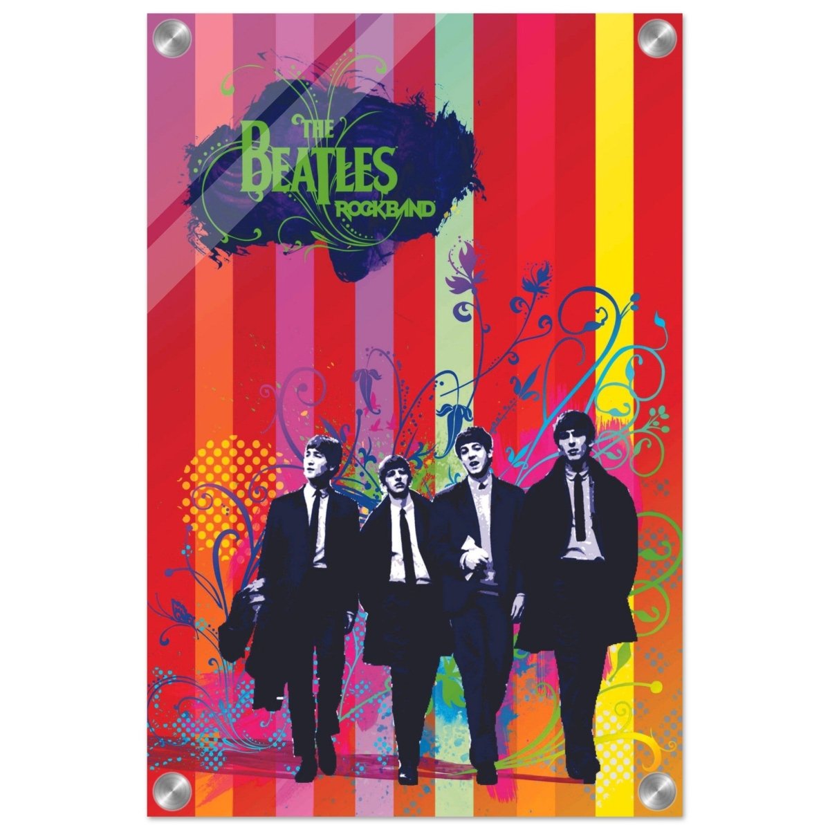 Da Vinci Pop Art wall art print | The Beatles | Rock Music - Acrylic Print - 30x45 cm / 12x18″ - 