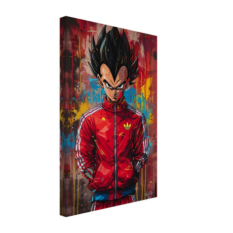 Da Vinci Pop Art Wall art print | Vegeta - Canvas - 30x45 cm / 12x18″ - 