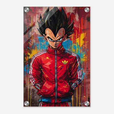 Da Vinci Pop Art Wall art print | Vegeta - Acrylic Print - 30x45 cm / 12x18″ - 