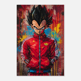 Da Vinci Pop Art Wall art print | Vegeta - Aluminum Print - 30x45 cm / 12x18″ - 