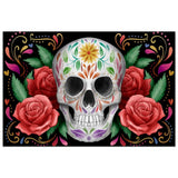 Da Vinci Pop art wall art Print | Vivid Skullscape - Aluminum Print - 50x75 cm / 20x30″ - 