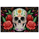 Da Vinci Pop art wall art Print | Vivid Skullscape - Wood Prints - 40x60 cm / 16x24″ - 