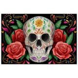 Da Vinci Pop art wall art Print | Vivid Skullscape - Wood Prints - 50x75 cm / 20x30″ - 