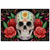 Da Vinci Pop art wall art Print | Vivid Skullscape - Wood Prints - 60x90 cm / 24x36″ - 