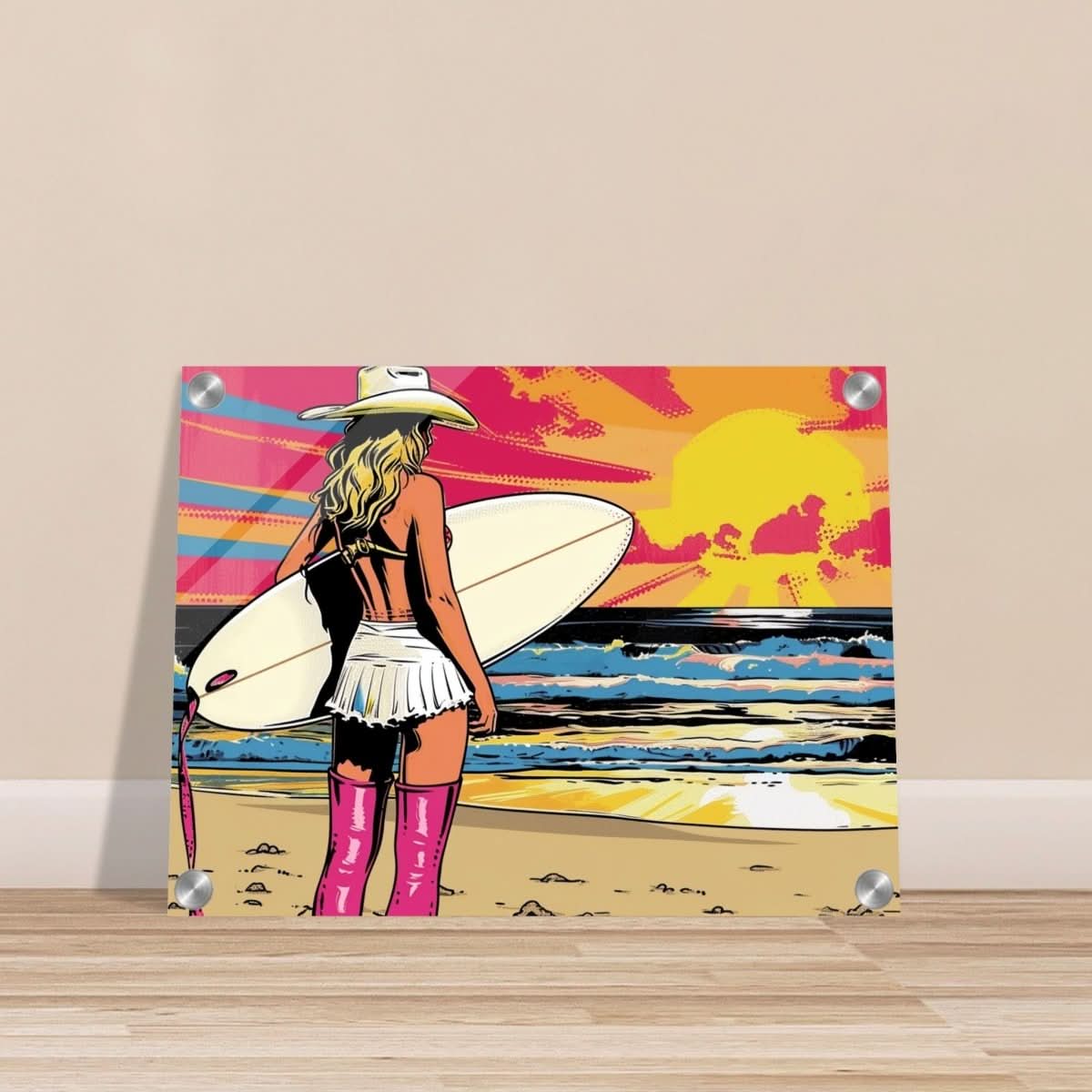 Da Vinci Pop Art Wall art Print - Acrylic Print - 30x40 cm / 12x16″ - 