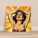 Da Vinci Pop Art Wall art print - Acrylic Print - 50x50 cm / 20x20″ - 