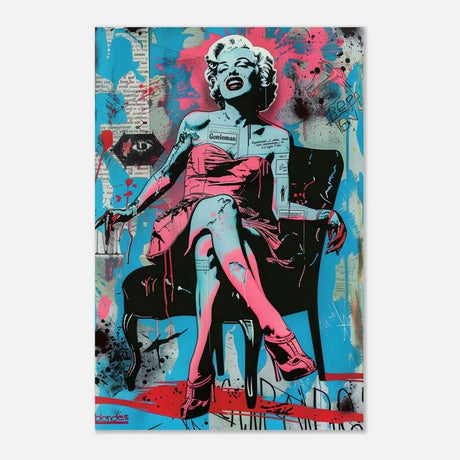 Da Vinci Pop Art Wall art print - Aluminum Print - 40x60 cm / 16x24″ - 