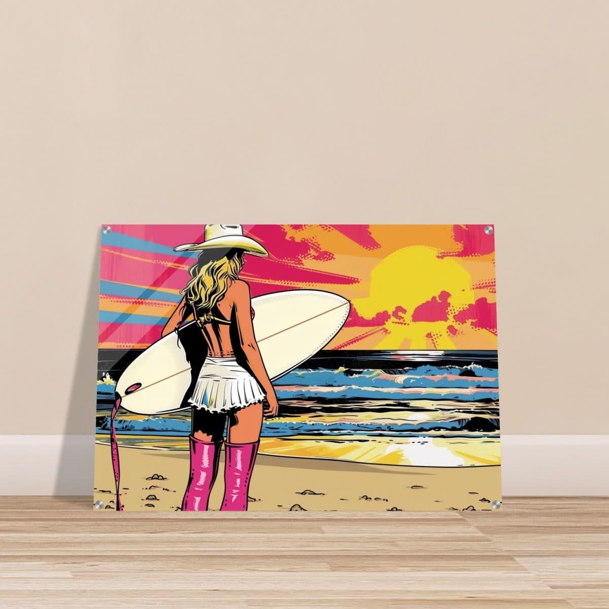 Da Vinci Pop Art Wall art Print - Acrylic Print - 70x100 cm / 28x40″ - 