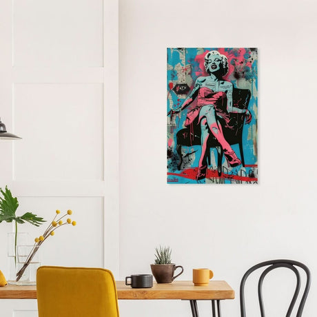 Da Vinci Pop Art Wall art print - Wood Prints - 50x75 cm / 20x30″ - 10 mm