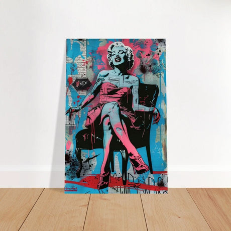 Da Vinci Pop Art Wall art print - Brushed Aluminum Print - 50x75 cm / 20x30″ - 