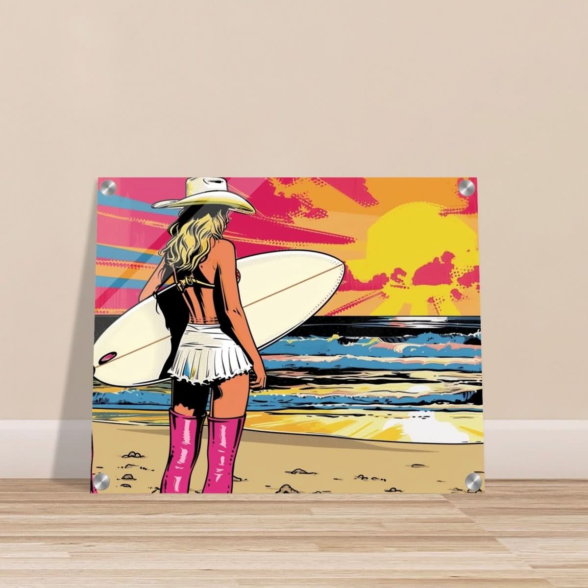 Da Vinci Pop Art Wall art Print - Acrylic Print - 40x50 cm / 16x20″ - 