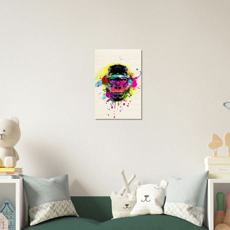 Da Vinci Pop Art Wall art print - Wood Prints - 30x45 cm / 12x18″ - 