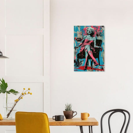 Da Vinci Pop Art Wall art print - Wood Prints - 40x60 cm / 16x24″ - 20 mm
