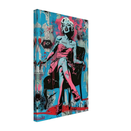 Da Vinci Pop Art Wall art print - Canvas - 30x45 cm / 12x18″ - Slim