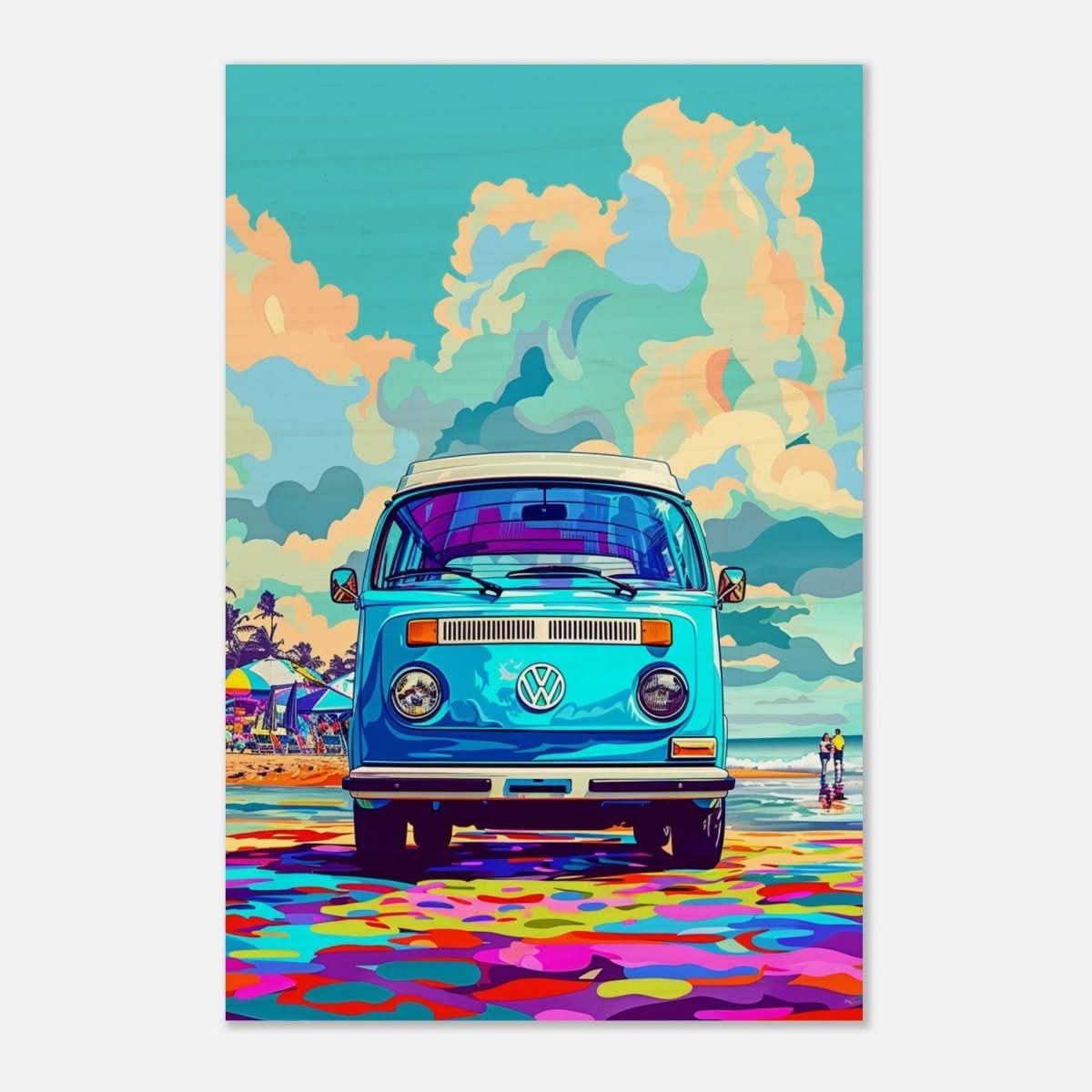 Da Vinci Pop Art Wall art print - Wood Prints - 30x45 cm / 12x18″ - 