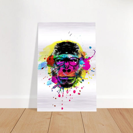 Da Vinci Pop Art Wall art print - Brushed Aluminum Print - 60x90 cm / 24x36″ - 