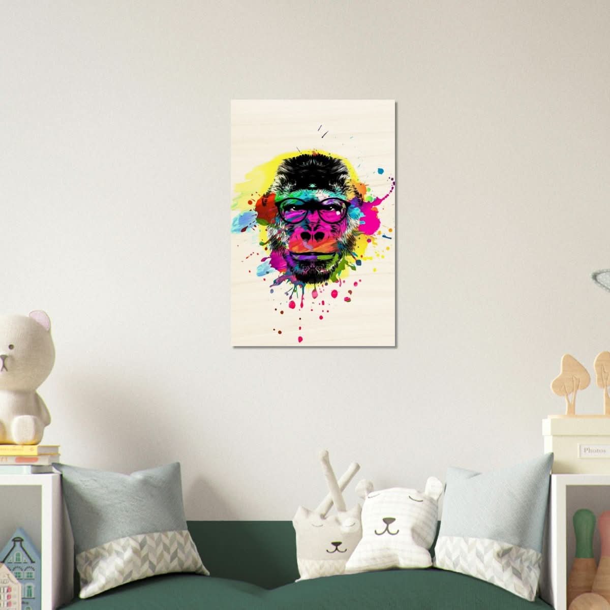 Da Vinci Pop Art Wall art print - Wood Prints - 40x60 cm / 16x24″ - 