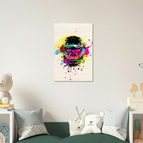 Da Vinci Pop Art Wall art print - Wood Prints - 40x60 cm / 16x24″ - 