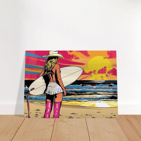 Da Vinci Pop Art Wall art Print - Brushed Aluminum Print - 50x70 cm / 20x28″ - 