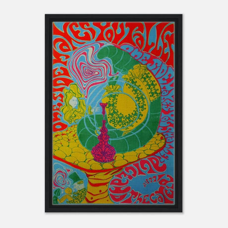 Da Vinci Pop Art Wall art print - Framed Canvas - 40x60 cm / 16x24″ - Black frame