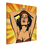 Da Vinci Pop Art Wall art print - Canvas - 60x60 cm / 24x24″ - Slim