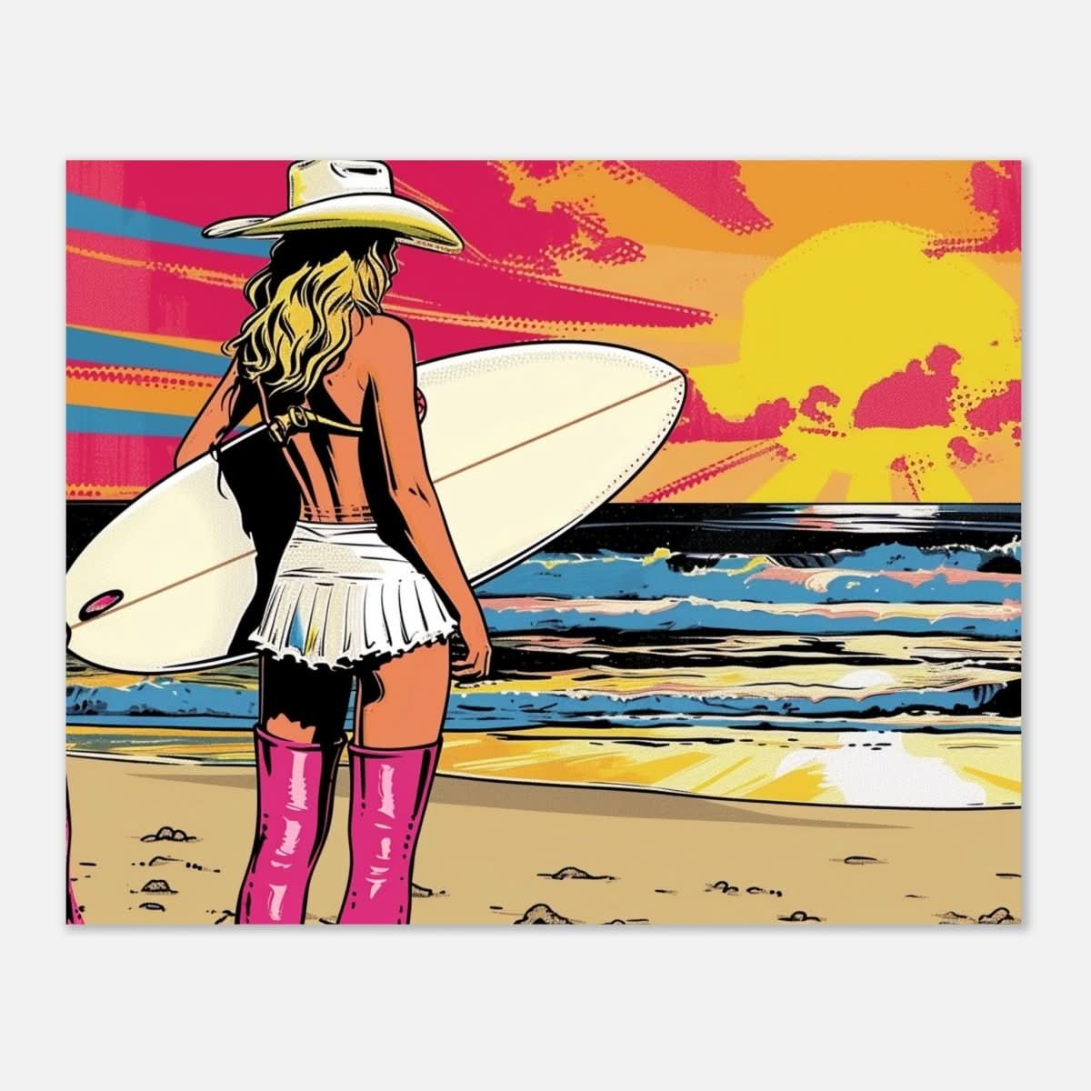 Da Vinci Pop Art Wall art Print - Aluminum Print - 40x50 cm / 16x20″ - 